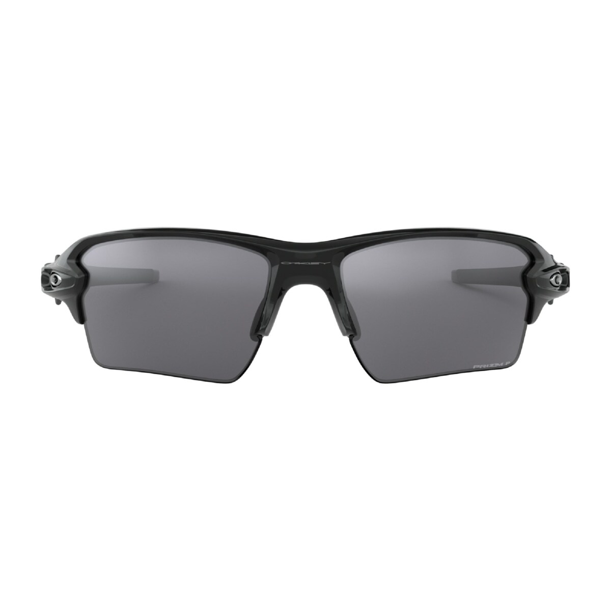 Flak® 2.0 XL Prizm Black Polarized Lenses, Polished White Frame Sunglasses