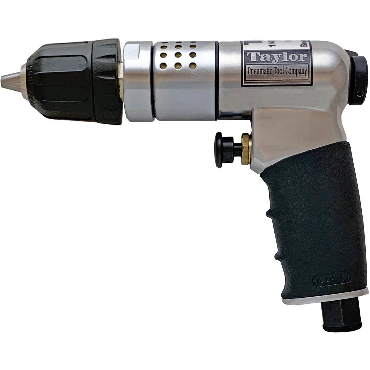 Taylor Pneumatic Mini Palm Drill Reversible Variable Speed 1 4